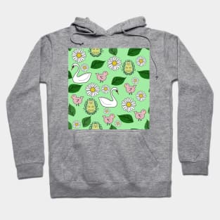 Cute Forest Animals Pattern Seamless Hoodie